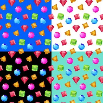 Seamless pattern with diamond Illustration