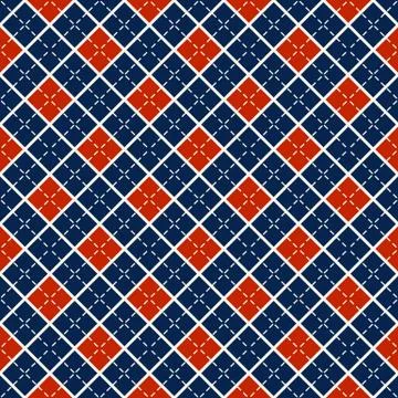 Seamless pattern with diamonds. Vector background. Stock Illustration