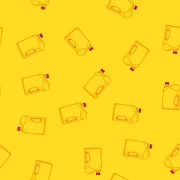 Seamless pattern diesel motor oil cartoon vector Stock Illustration