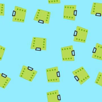 Seamless pattern diet weigh scales cartoon vector Stock Illustration