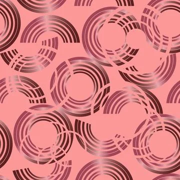 Seamless pattern with different colored geometric shapes and shapes without b Ilustración de archivo