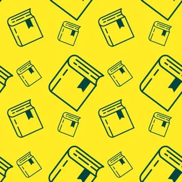 Seamless pattern of different sizes books 库存插图