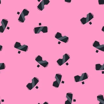 Seamless pattern digital augmented reality ar glasses cartoon vector Stock Illustration
