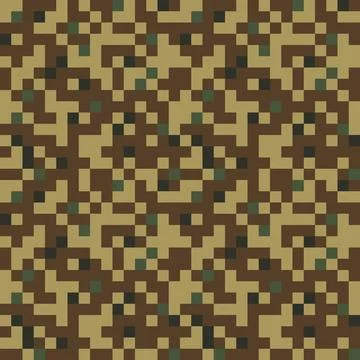 Seamless pattern digital camouflage background. Stock-Illustration