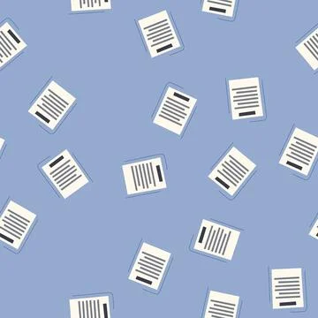 Seamless pattern digital e-reader cartoon vector Illustrazione stock