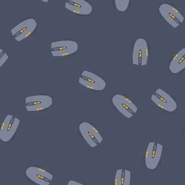 Seamless pattern digital game mouse cartoon vector Illustrazione stock
