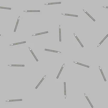 Seamless pattern digital interactive whiteboard pen cartoon vector Ilustración de archivo