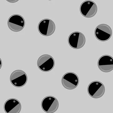 Seamless pattern digital shower timer cartoon vector Stock Illustration