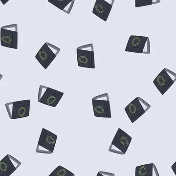 Seamless pattern digital smart wallet cartoon vector Stock Illustration
