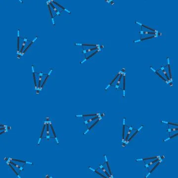 Seamless pattern digital tripod camera cartoon vector Stock Illustration