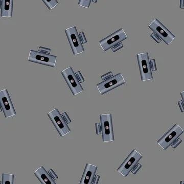 Seamless pattern digital web camera cartoon vector 스톡 일러스트