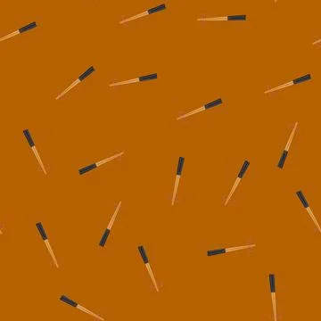 Seamless pattern dining chopstick rest cartoon vector Stock Illustration