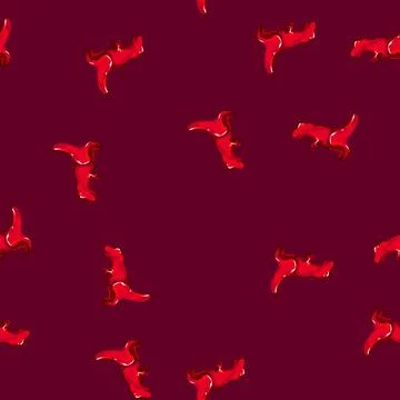 Seamless pattern dinosaur jelly candy cartoon vector Stock Illustration