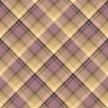 Seamless pattern in discreet beige and pink colors for plaid, fabric, textile Stock Illustration