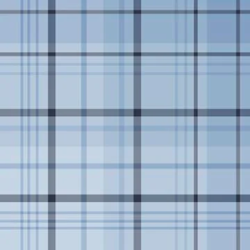 Seamless pattern in discreet cold blue and gray colors for plaid, fabric, 스톡 일러스트