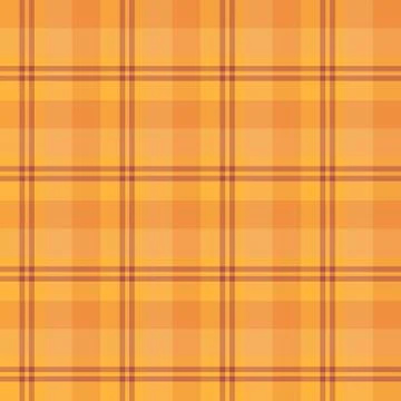 Seamless pattern in discreet orange and brick red colors for plaid, fabric, イラスト素材