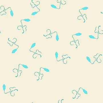 Seamless pattern disease parasite cartoon vector Stock Illustration
