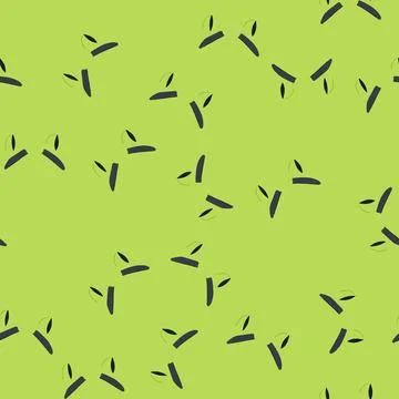 Seamless pattern disgusted eye emotions cartoon vector Stock Illustration