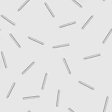 Seamless pattern dishwasher stainless steel straw cartoon vector 스톡 일러스트