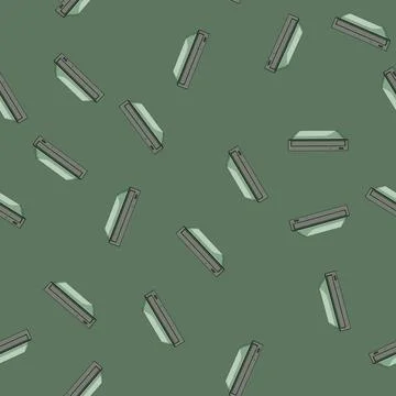 Seamless pattern disk dvd drive cartoon vector 库存插图