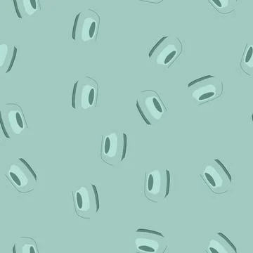 Seamless pattern display egg holder cartoon vector Stock Illustration