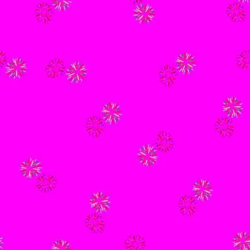 Seamless pattern display firework cartoon vector イラスト素材