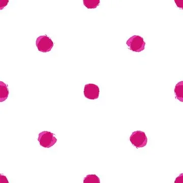 Seamless pattern with distressed dry brush dots Stock Illustration