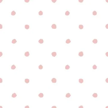 Seamless pattern with distressed dry brush dots Stock Illustration