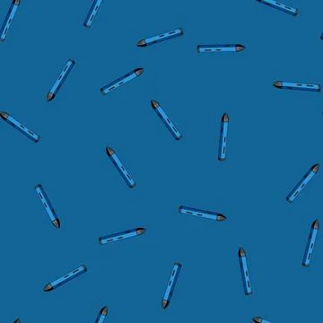 Seamless pattern document 3d pen cartoon vector Stock Illustration