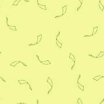 Seamless pattern dollar cash cartoon vector Illustrazione stock