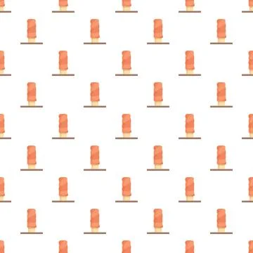 Seamless pattern of doner kebab skewers with turkish shawarma design Stockillustratie