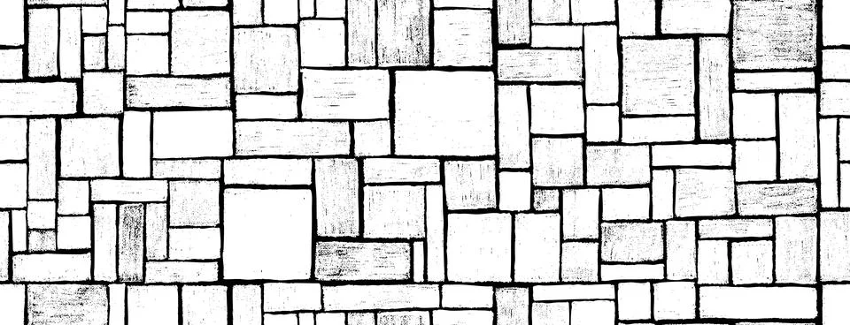 Seamless pattern Of Doodle Creative minimalist hand painted Abstract art back 스톡 일러스트