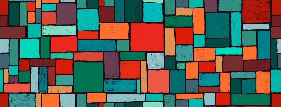 Seamless pattern Of Doodle Creative minimalist hand painted Abstract art ba.. 스톡 일러스트