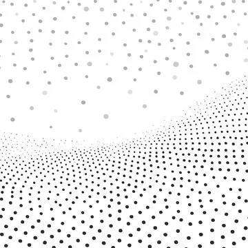 Seamless Pattern with Doodle Dots Stock Illustration