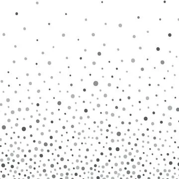 Seamless pattern with doodle dots Illustrazione stock