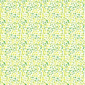 Seamless pattern dots, green yellow circles, confetti background. Stock Photos