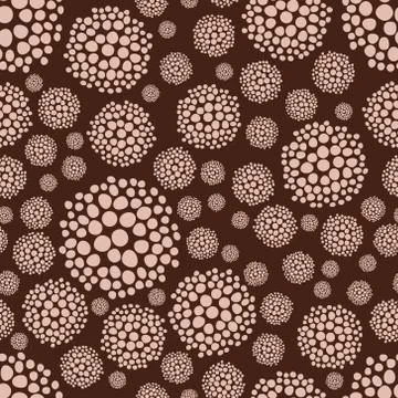 Seamless pattern with dots Stock Illustration