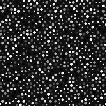 Seamless pattern with dots ordered grayscale grid vector illustration Stock Illustration