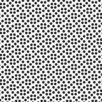 Seamless pattern with dots ordered grid vector illustration Stock Illustration