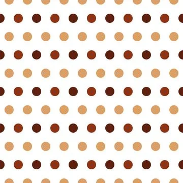 Seamless pattern with dots in terracotta colors. Neutral design for decoratio 스톡 일러스트