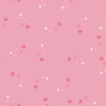Seamless pattern doze sleep zzz cartoon vector Stock Illustration