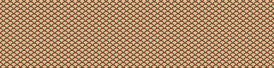 Seamless pattern of dragon scales that forms an abstract and decorative bac.. Stock Illustration