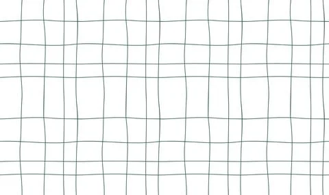 Seamless pattern drawn green thin line grid vector Illustrazione stock