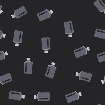 Seamless pattern drink flask alcohol cartoon vector Stock Illustration