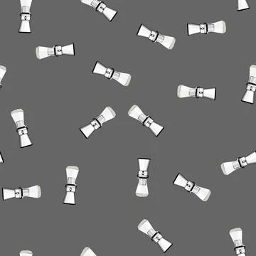 Seamless pattern drink ice drip coffee cartoon vector イラスト素材