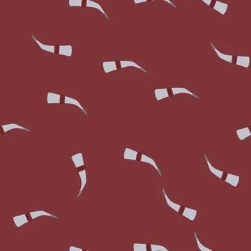 Seamless pattern drinking viking horn cartoon vector Stock Illustration