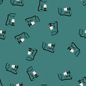 Seamless pattern drip paint sprayer cartoon vector 스톡 일러스트
