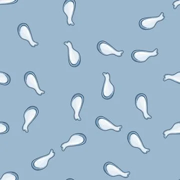 Seamless pattern drip water drops cartoon vector イラスト素材