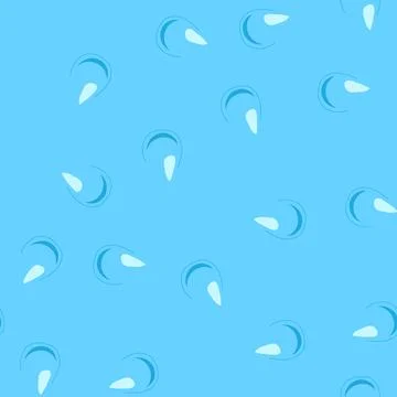 Seamless pattern drip water drops cartoon vector イラスト素材