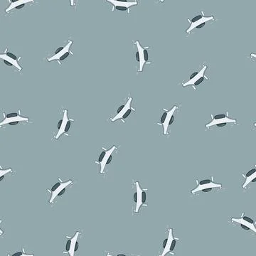 Seamless pattern drone quadcopter cartoon vector 스톡 일러스트